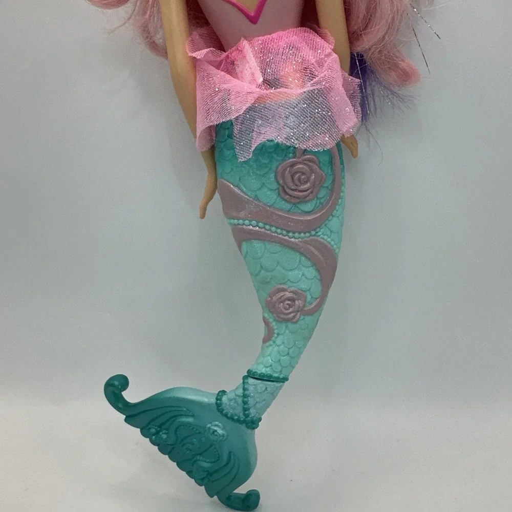Barbie Fairytopia Mermaidia Shella Mermaid Doll 2005 Complete Skirt Wand